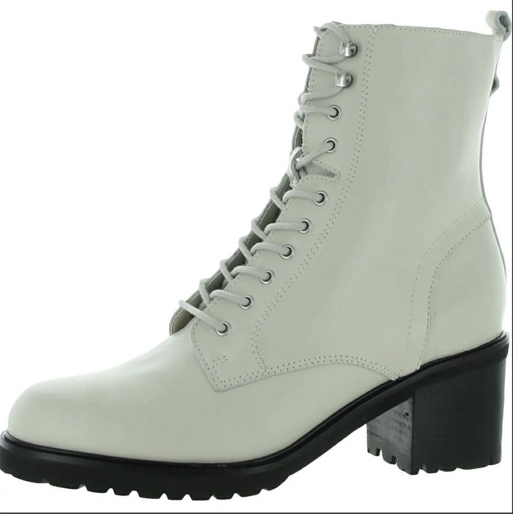 Bradlie Leather Lace-up Combat Boots
